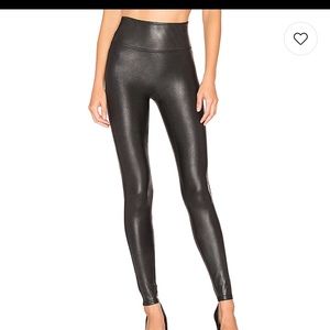 Spanx leather leggings